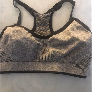 PUMA Reversible Gray-Black Brallette X Small